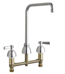 Chicago Faucets 201-AHA8AE35ABCP Concealed Kitchen Sink Faucet